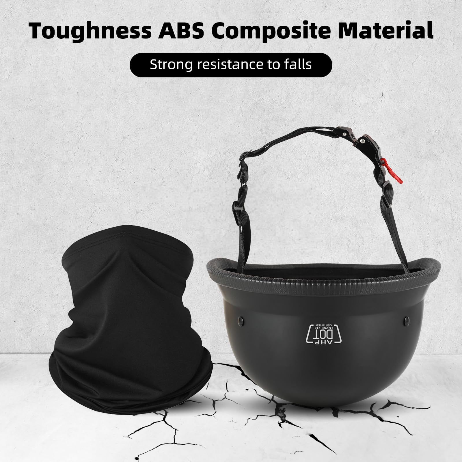 Pretoee German Style Helmet quick-release strap allows easy secure adjustments