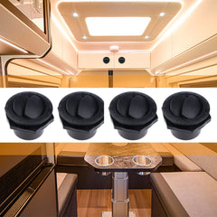 Prettyia 4pc air vent grille kit; universal fit for car and RV interiors.