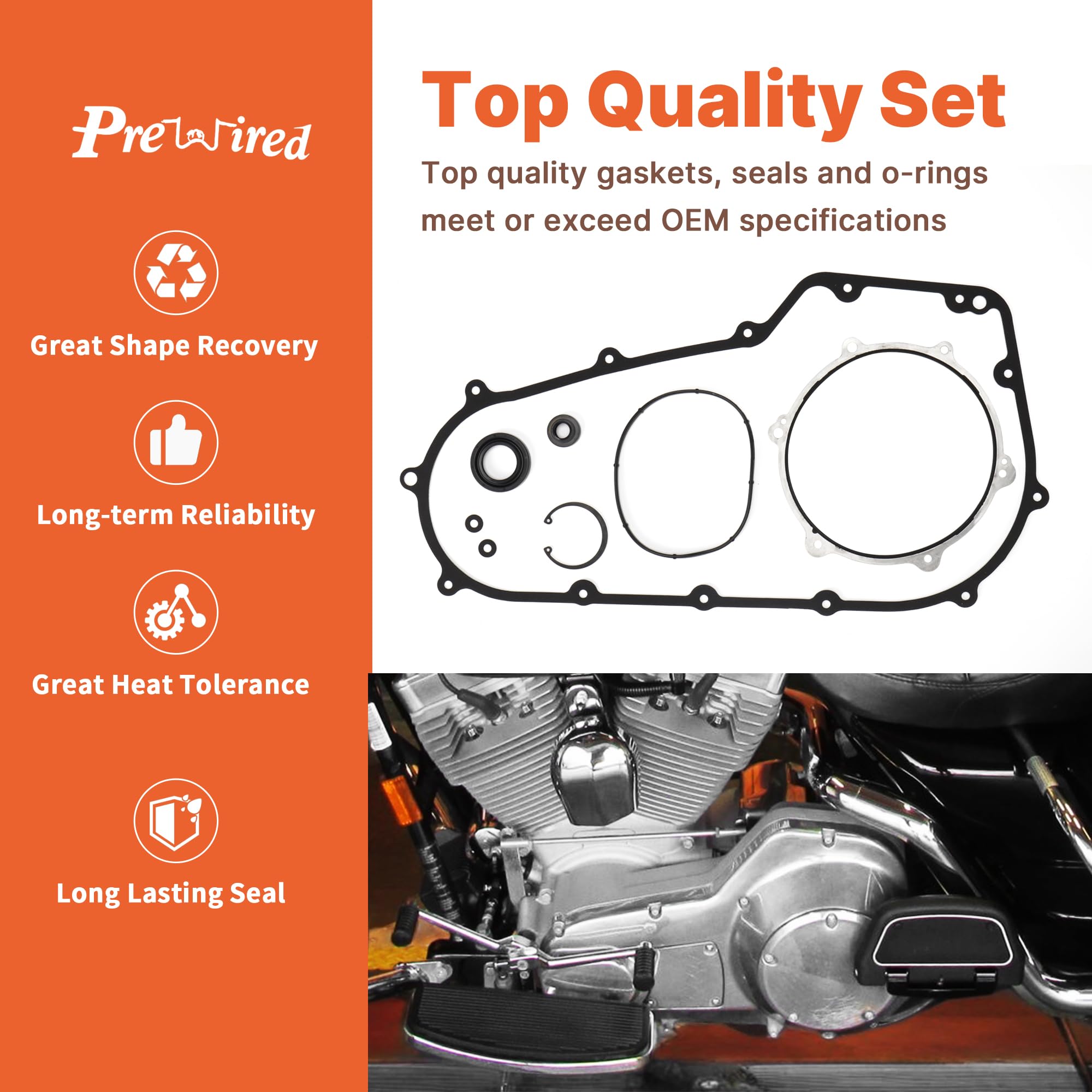 Prewired Foamet gasket delivers high-temperature resilience for durable sealing