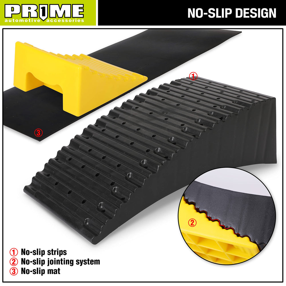 Prime 1 PR1ME chocks secure wheels for safe parking