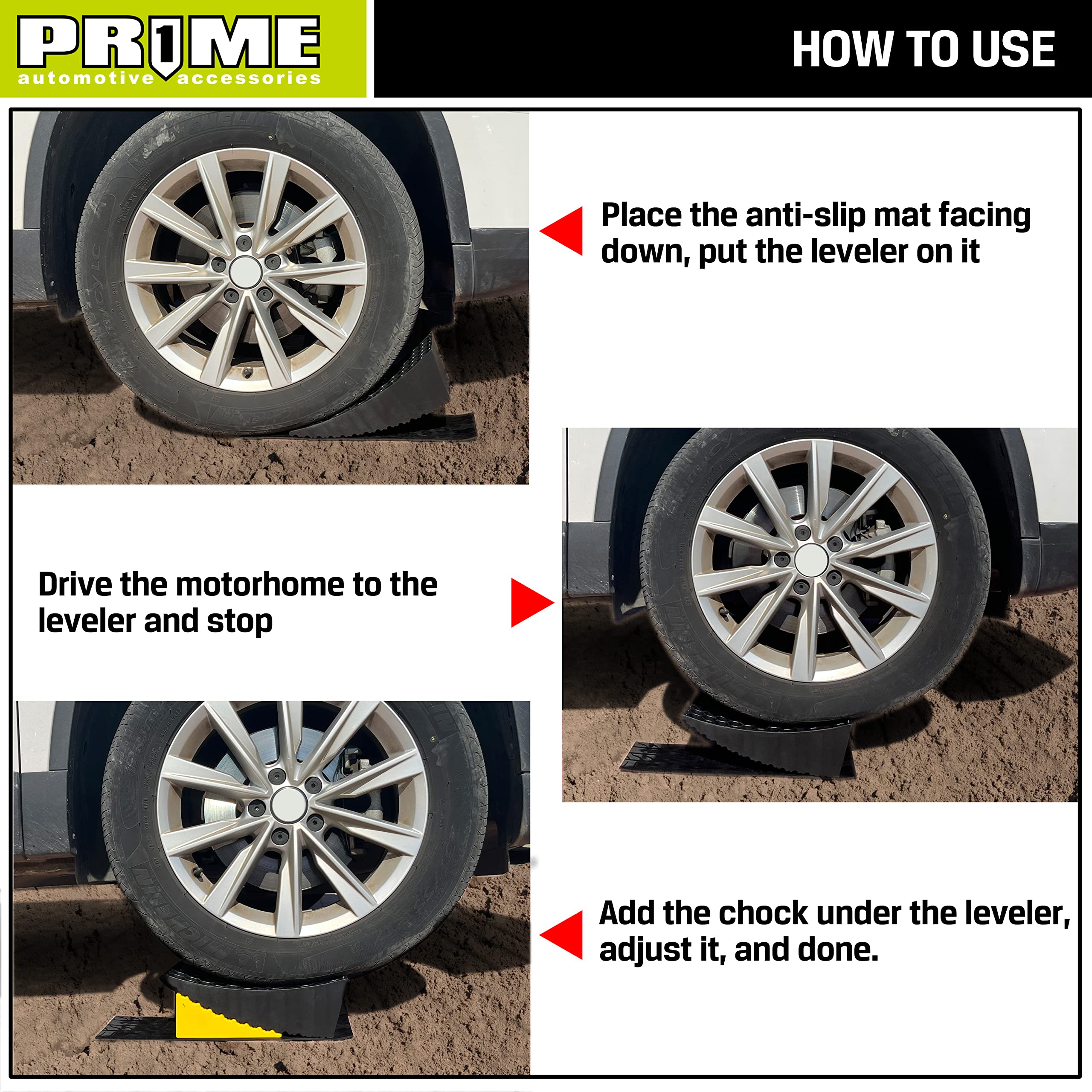 Prime 1 PR1ME HDPE levelers provide durable, long-lasting support