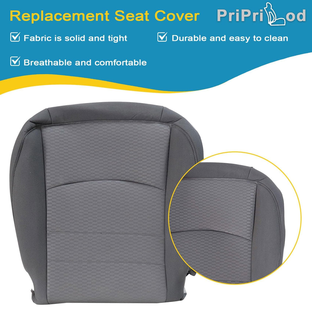 Priprilod factory-spec design seat cover for Ram interior upgrade and easy reinstall