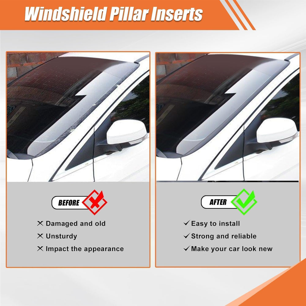 Priprilod windshield pillar molding on the passenger side for Ford Focus 2012-2018.