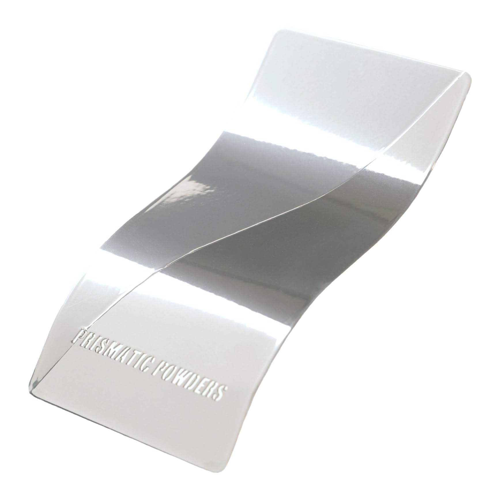 PRISMATIC POWDERS Super Chrome Plus bottle shows chrome-like finish for DIY auto projects.