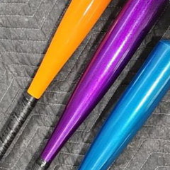 PRISMATIC POWDERS Super Chrome Plus metal parts coated for durable, reflective finishes.