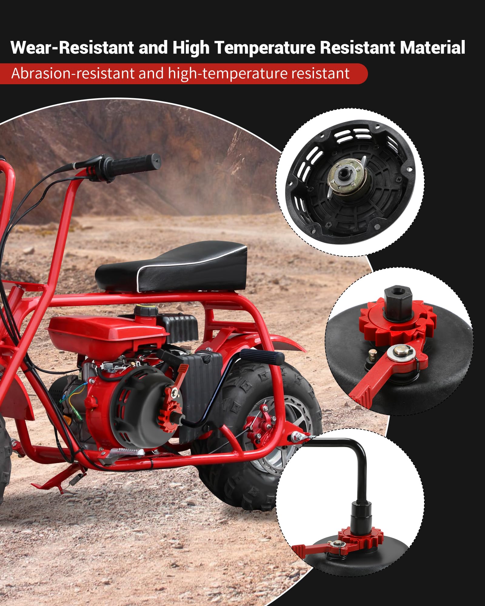 Prismora release lever start action offers precise engine engagement.