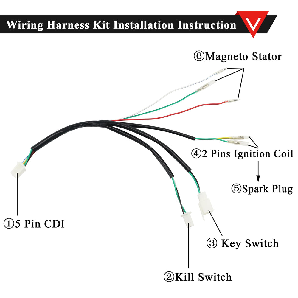 PRO BAT CDI coil magneto unit demonstrates compact integration for efficient spark delivery.