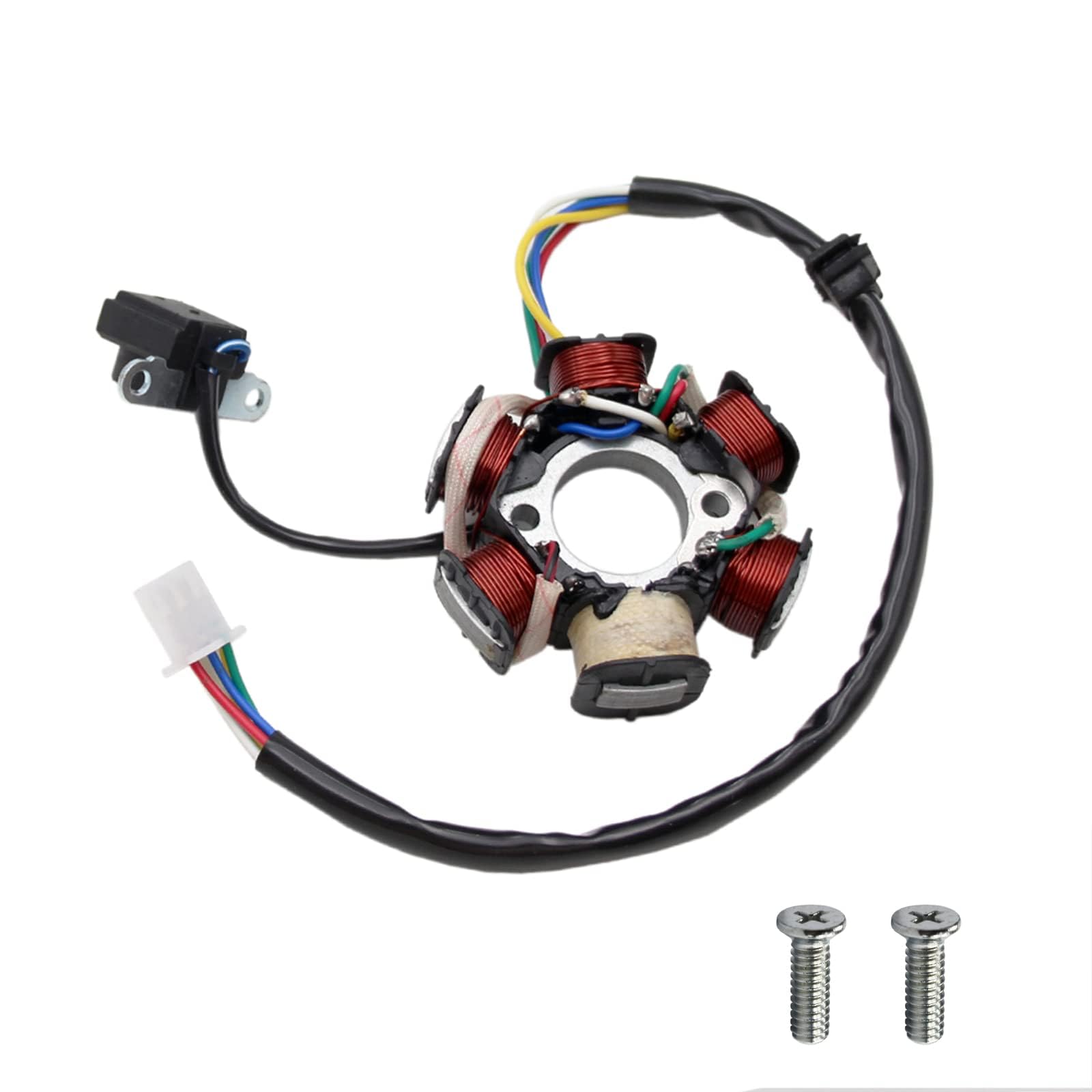 PRO BAT gy6 stator assembly powering ATV electrical system