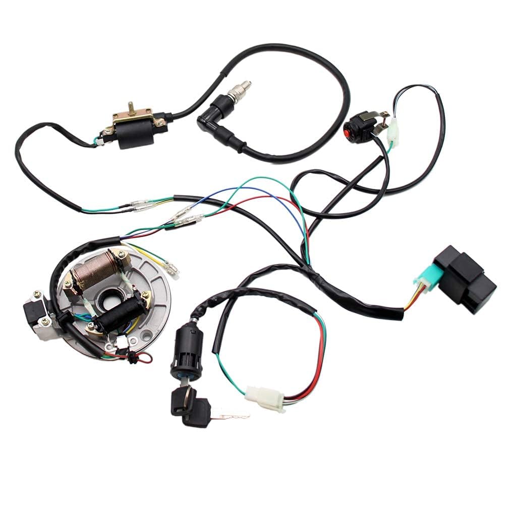 PRO BAT spark plug and coil installation compatible with many Chinese bikes.
