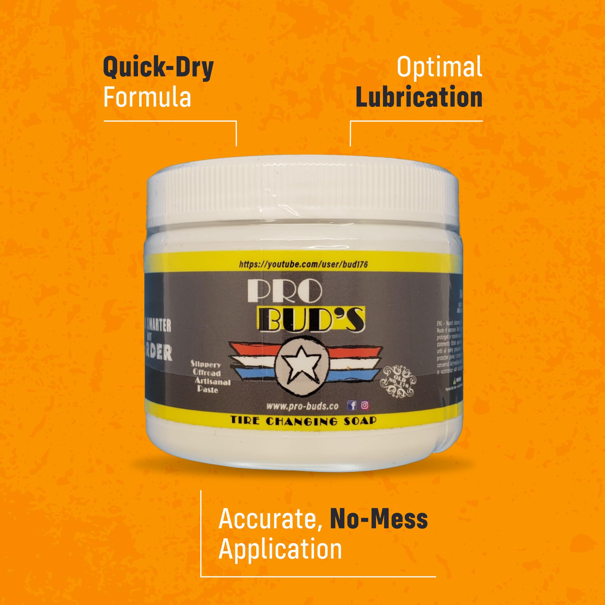 Pro Bud's Tire Mounting Paste applied with a dabber for smooth bead seating