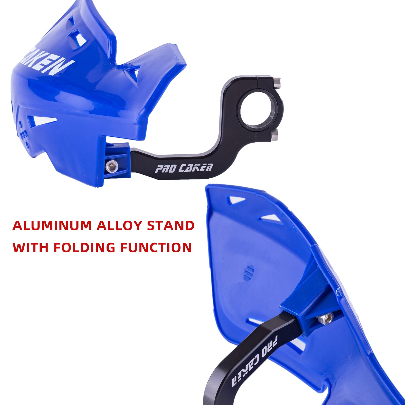 PRO CAKEN guard plate closeup shows impact-resistant PP material