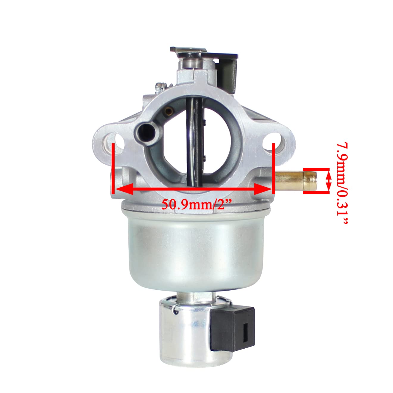 Pro Chaser carburetor package content including gaskets and hoses for easy replacement
