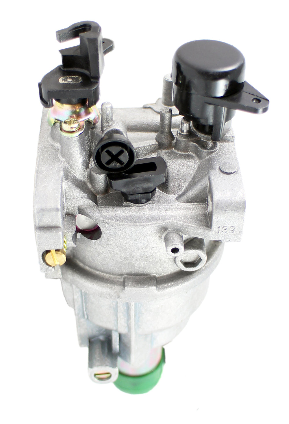 Pro Chaser EB5000X carburetor solenoid detail showing safety features