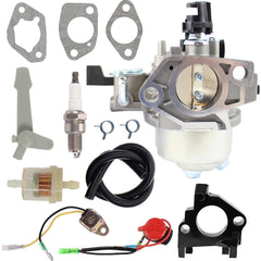 Pro Chaser GX340 carburetor kit with mounting hardware for easy installation