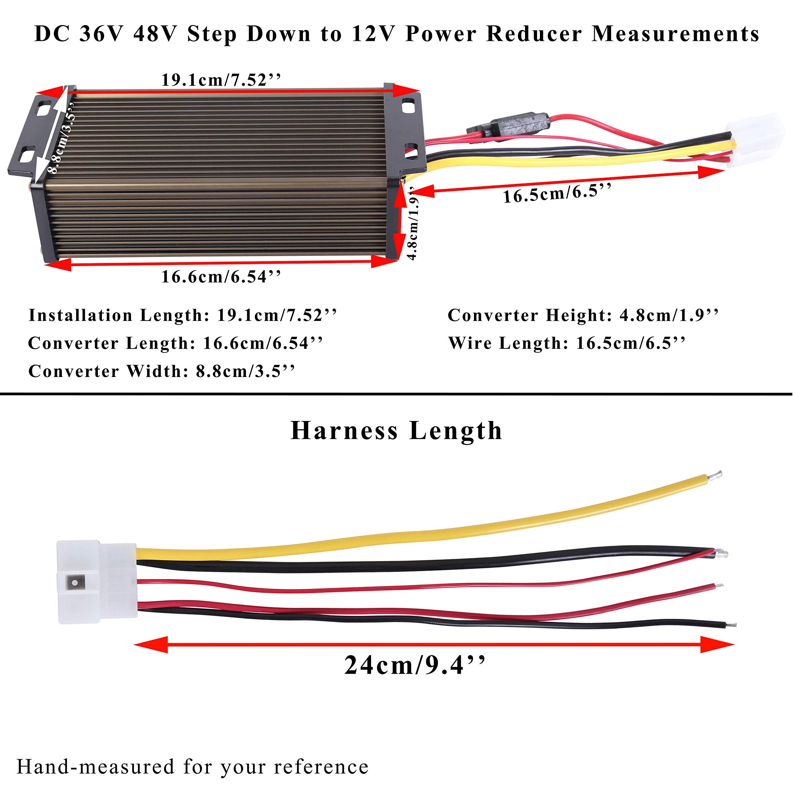 Harness and connectors included for quick installation