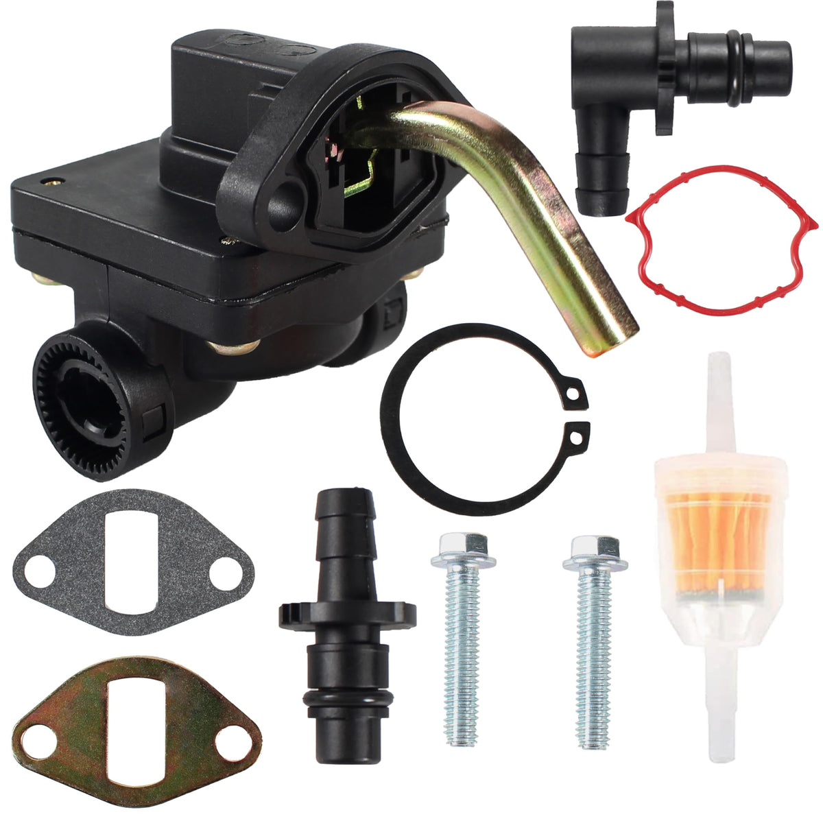 Pro Chaser L110 fuel pump front view, compatible with John Deere tractors for steady fuel supply.