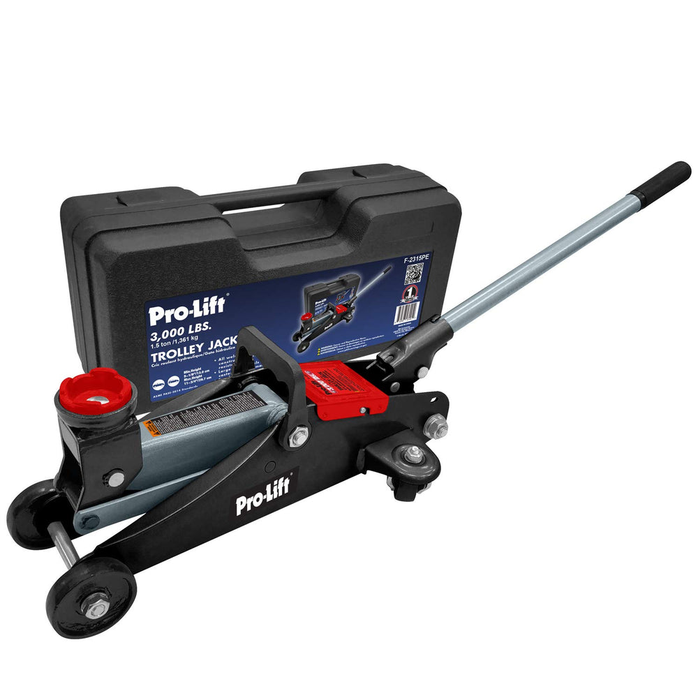 Side view of Pro-LifT F-2315PE showing lift range from 5.25 to 12 inches