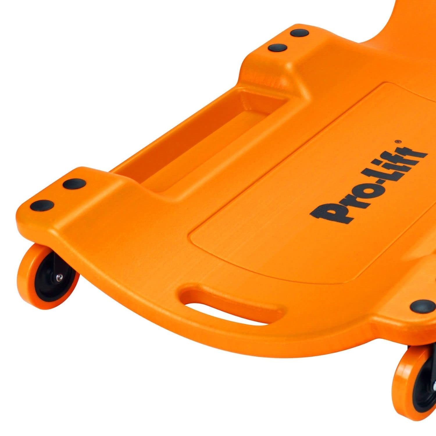 Pro Lift Mechanic Creeper six swivel casters enable smooth maneuvering.