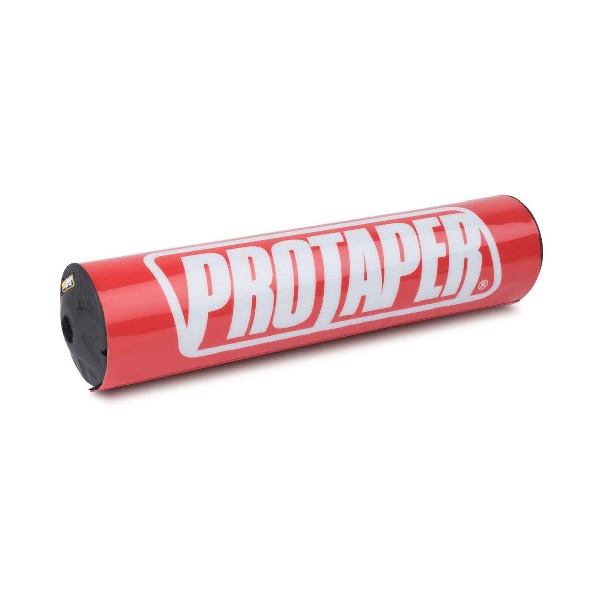 Pro Taper Round Handlebar Pad in Race Red provides crossbar padding for safer dirt bike rides.