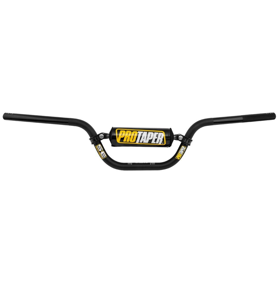 Pro Taper SE handlebar jet black for KLX110/DRZ110 enhances control and durability