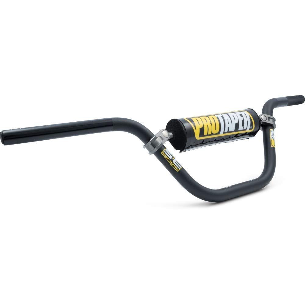 Pro Taper SE Series 7/8-inch XR 50 Jet Black handlebars — knurled clutch side for secure grip.