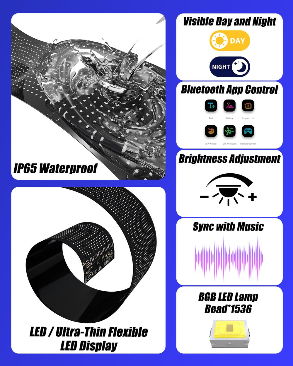 Adhesive windshield installation of Probapro Devil Eyes Light in practical setup