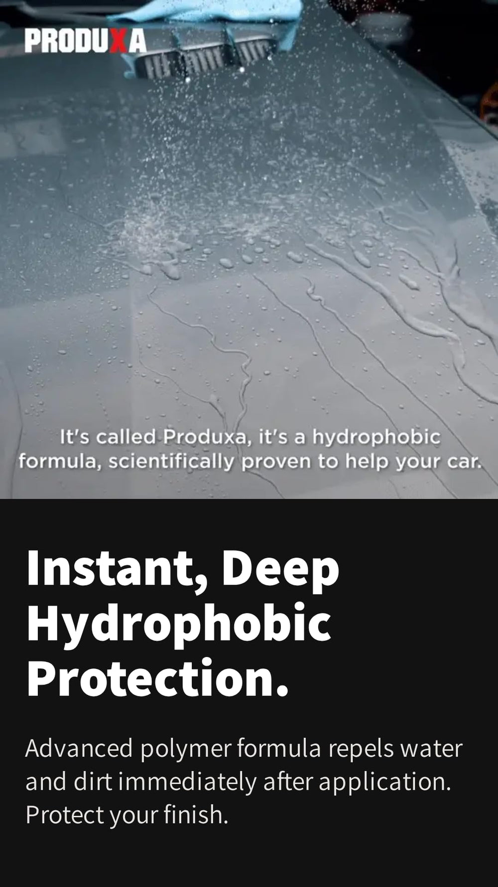 Compatible with matte and clear coats using PRODUXA spray