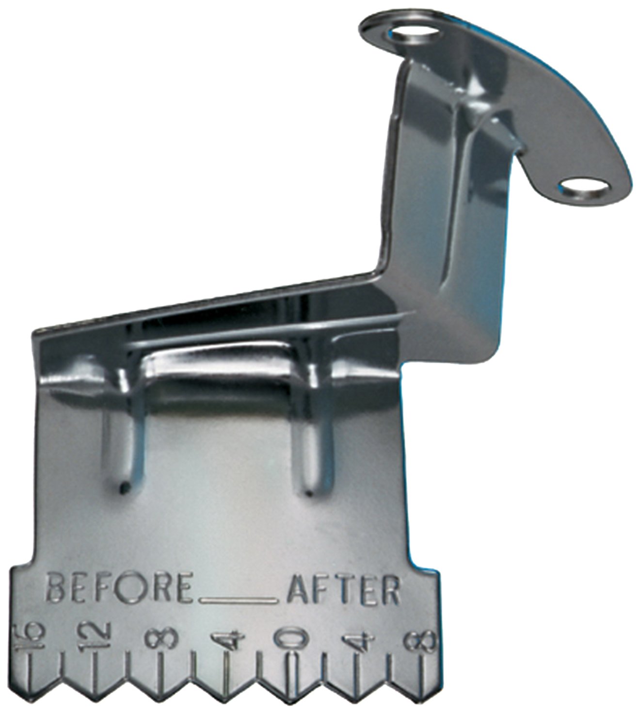 ProForm 141-202 chrome timing chain pointer for precise Small Block Chevy timing alignment