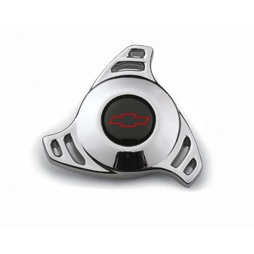 ProForm chrome nut with red bowtie logo adds distinctive engine bay detail