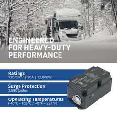 Progressive Industries EMS-HW50C rated 50A for robust RV power protection