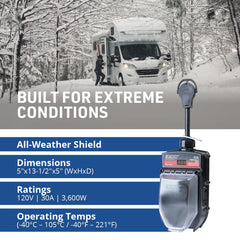 EMS-PT30X display screen close-up communicates status and error codes clearly.
