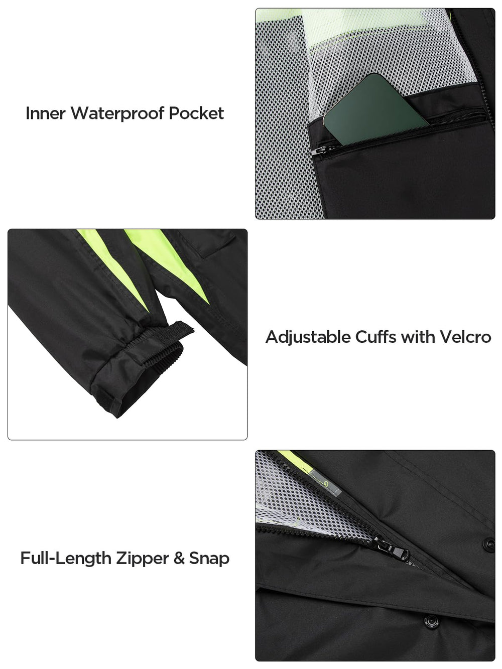 ProHydra Rain Suit versatile design suits work, fishing, and cycling in varied weather.