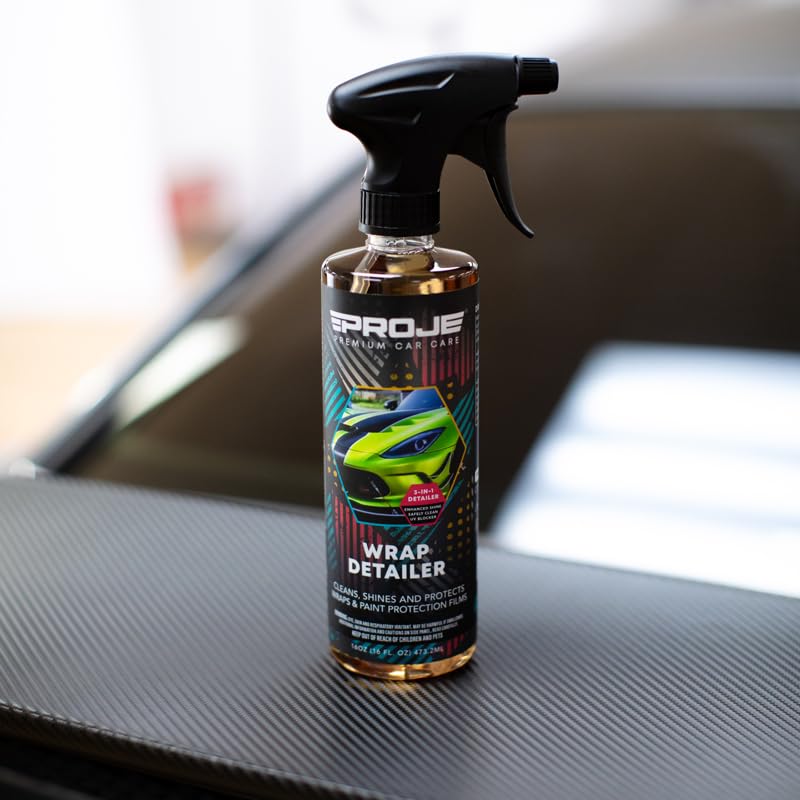PROJE' Wrap Detailer on matte or satin wrap prevents unwanted shine