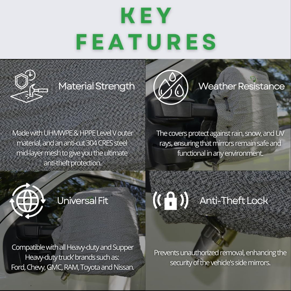ProKevLock HD-MirrorLock cable lock highlights strong locking mechanism for mirrors