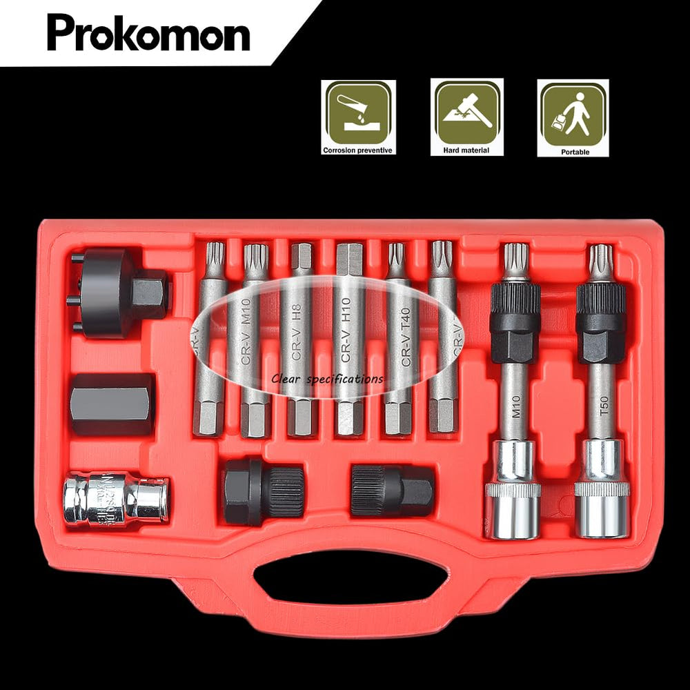 Prokomon toolkit with bag and tools organized for access