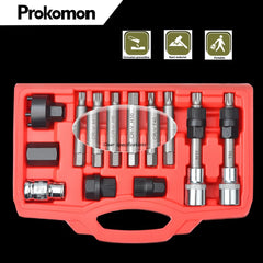 Prokomon toolkit with bag and tools organized for access