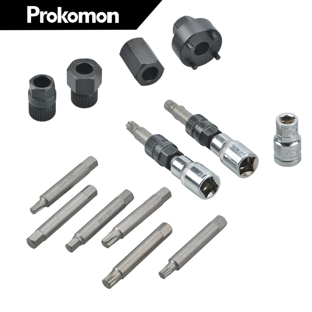 Prokomon kit in use on a vehicle for smoother pulley replacement
