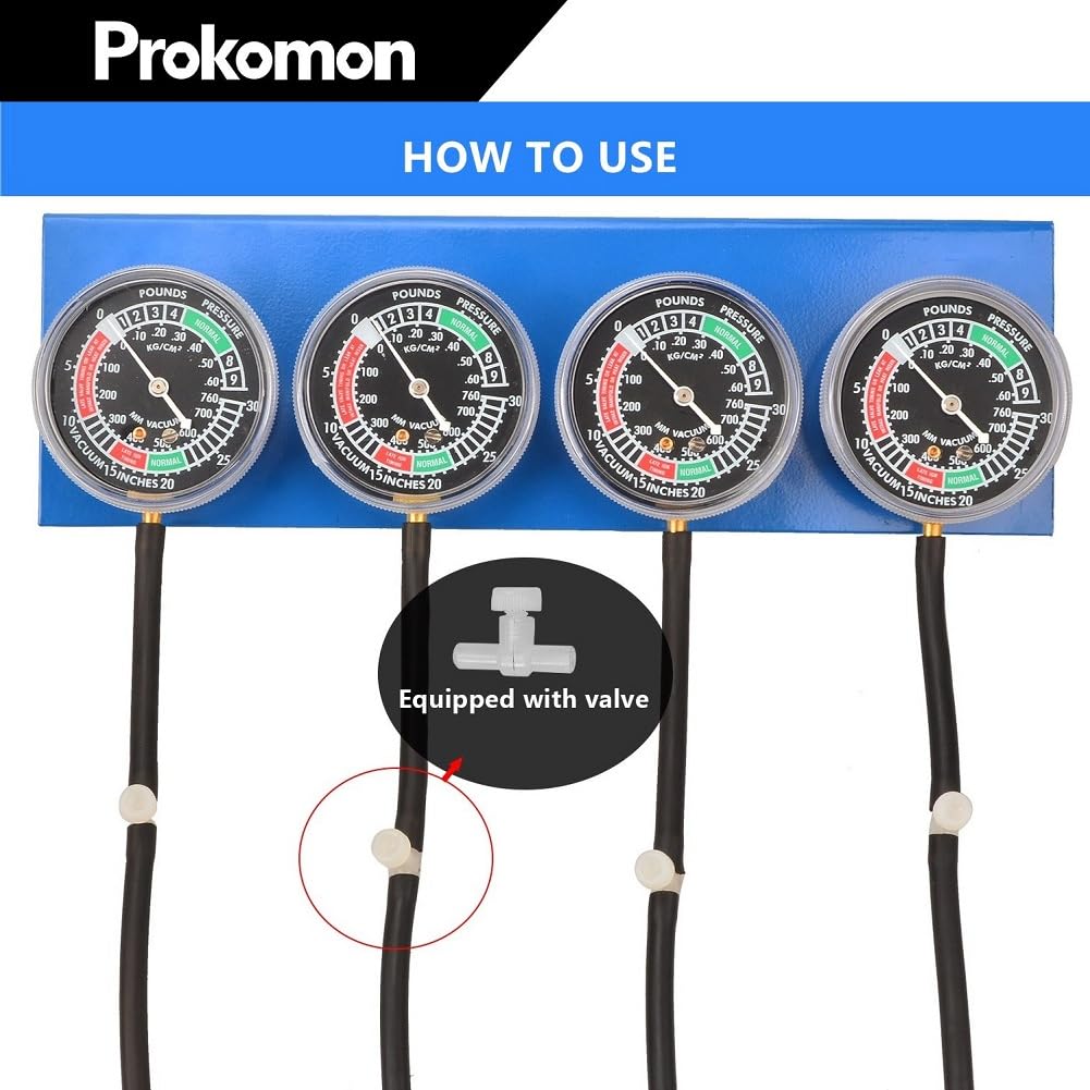 Prokomon brass extensions and adapters for 2/4 cylinder engines