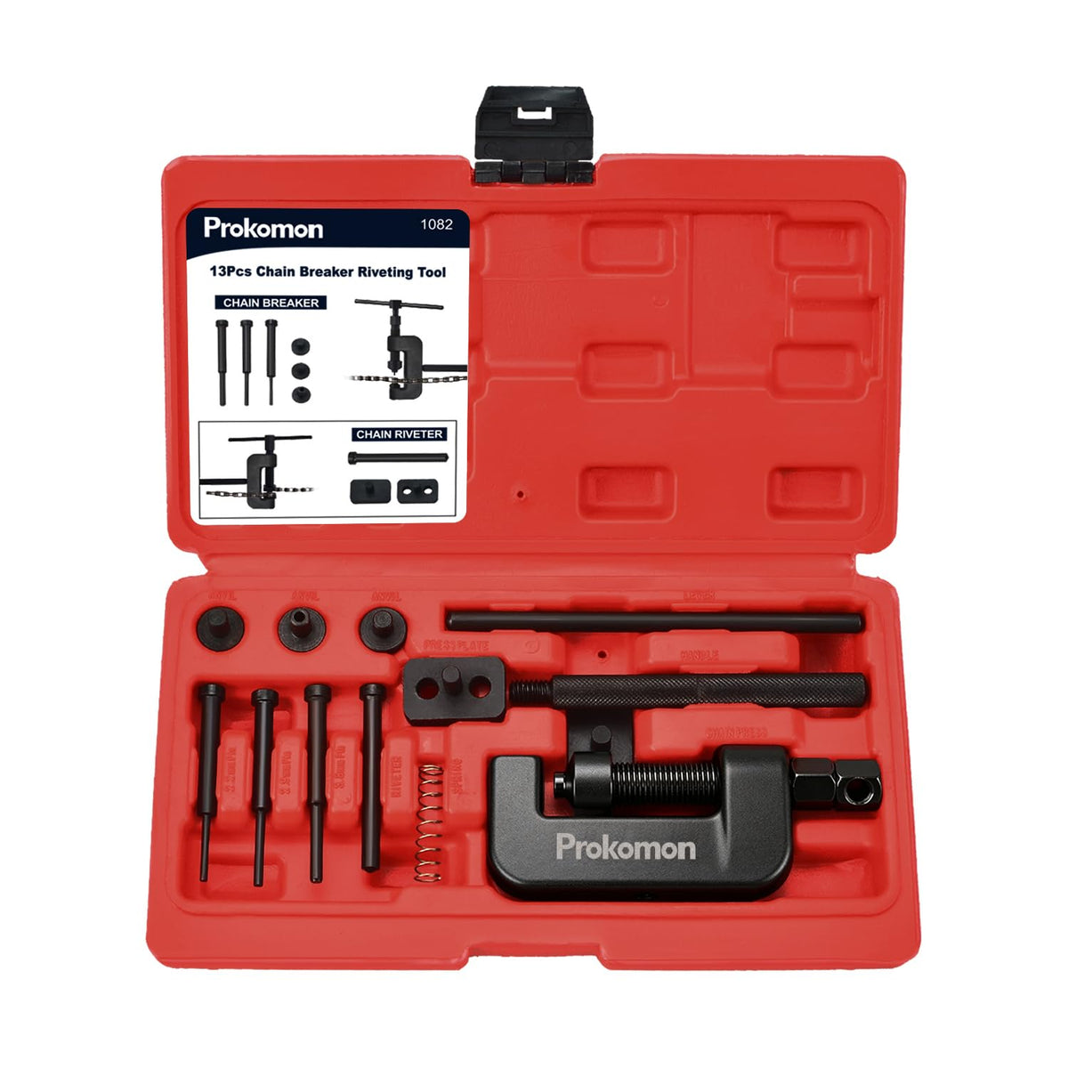 Prokomon chain breaker kit carrying case for organized storage and portability