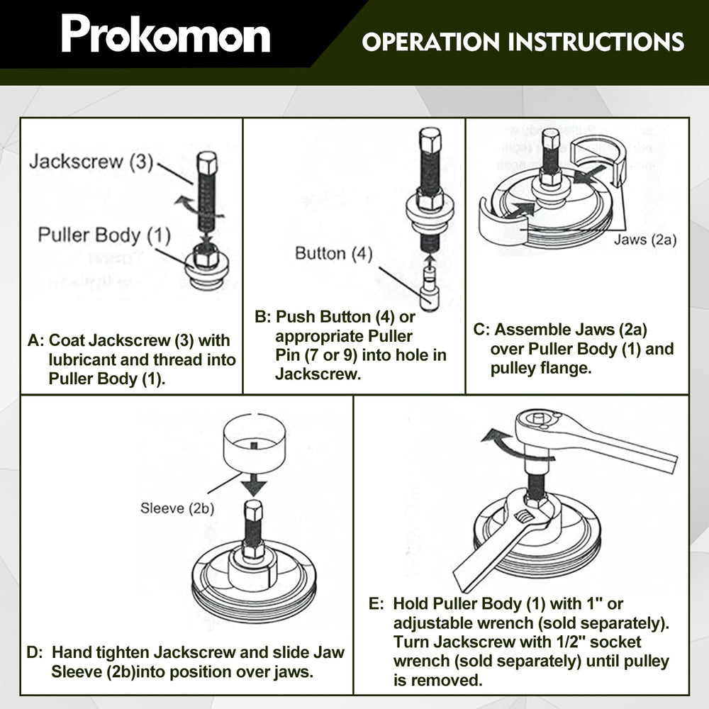 Prokomon compatibility adapters enable GM, Ford, Chrysler engine service.