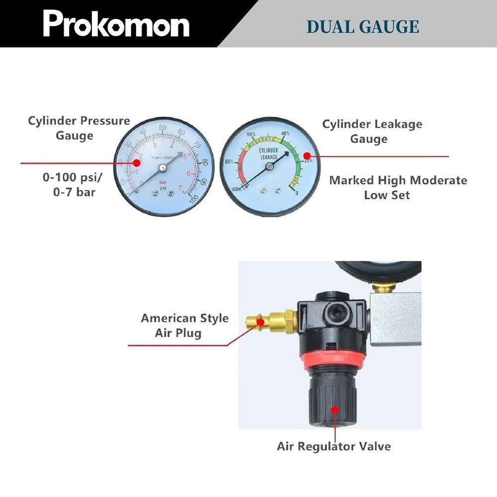 Prokomon extension rod and hose assembly for flexible engine access.