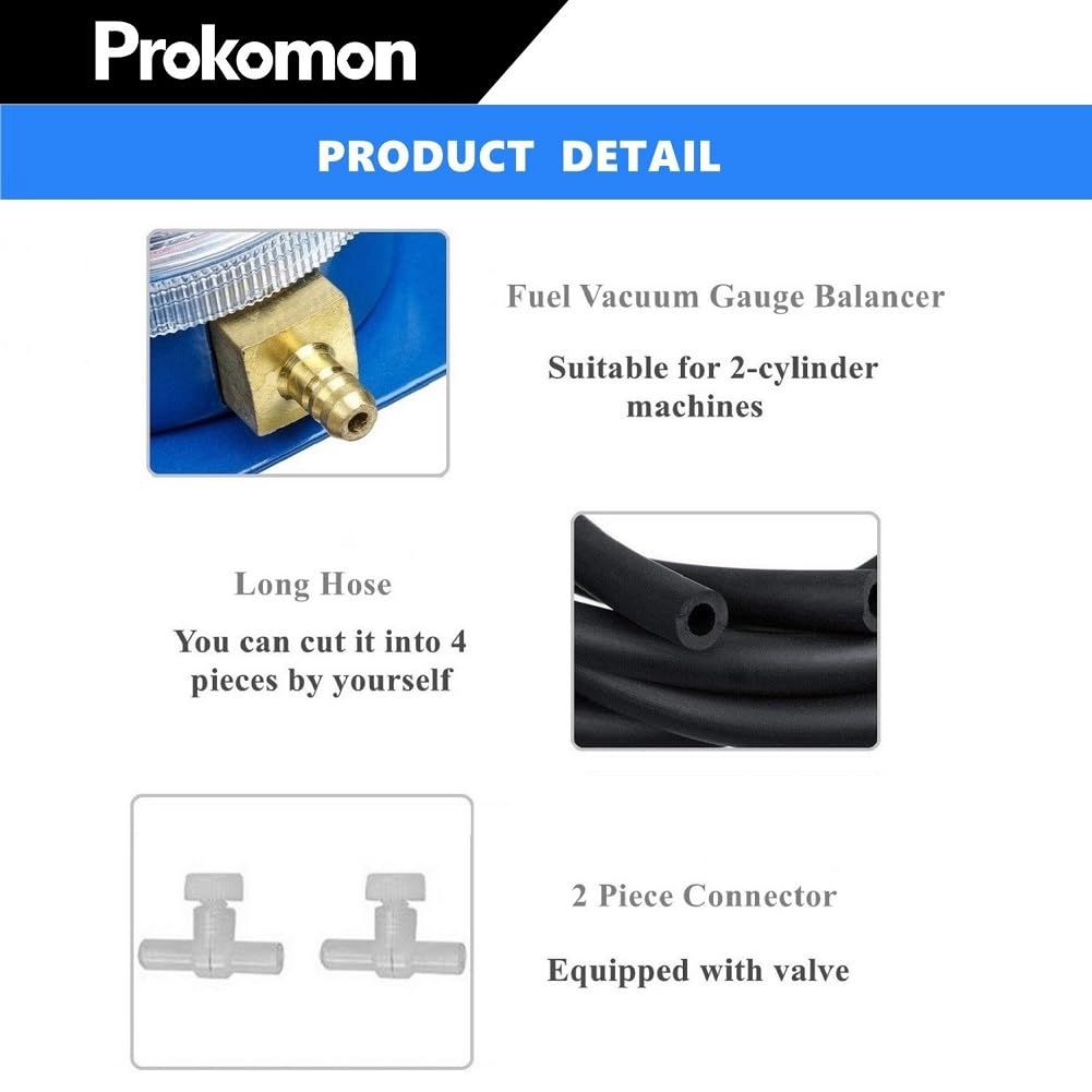 Screwdriver and brass extensions included with Prokomon synchronizer kit.