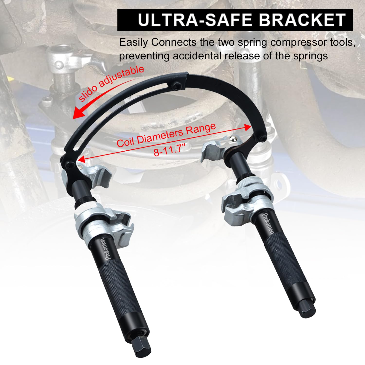 Prokomon tool holder keeps components organized during disassembly.