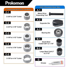 Prokomon steel expander with 40Cr alloy offers lasting durability.