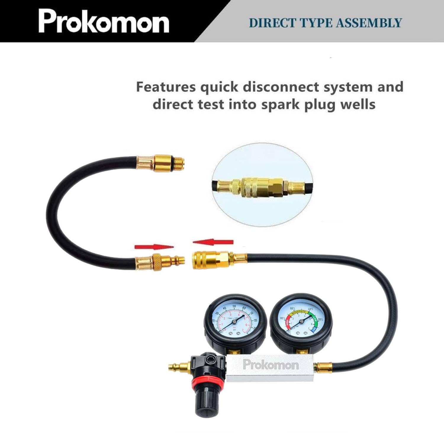 Prokomon threaded adapters pack providing versatile mounting options