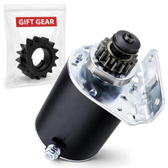 Promintu starter motor with 16-tooth gear for Briggs Stratton engines improves reliable starts