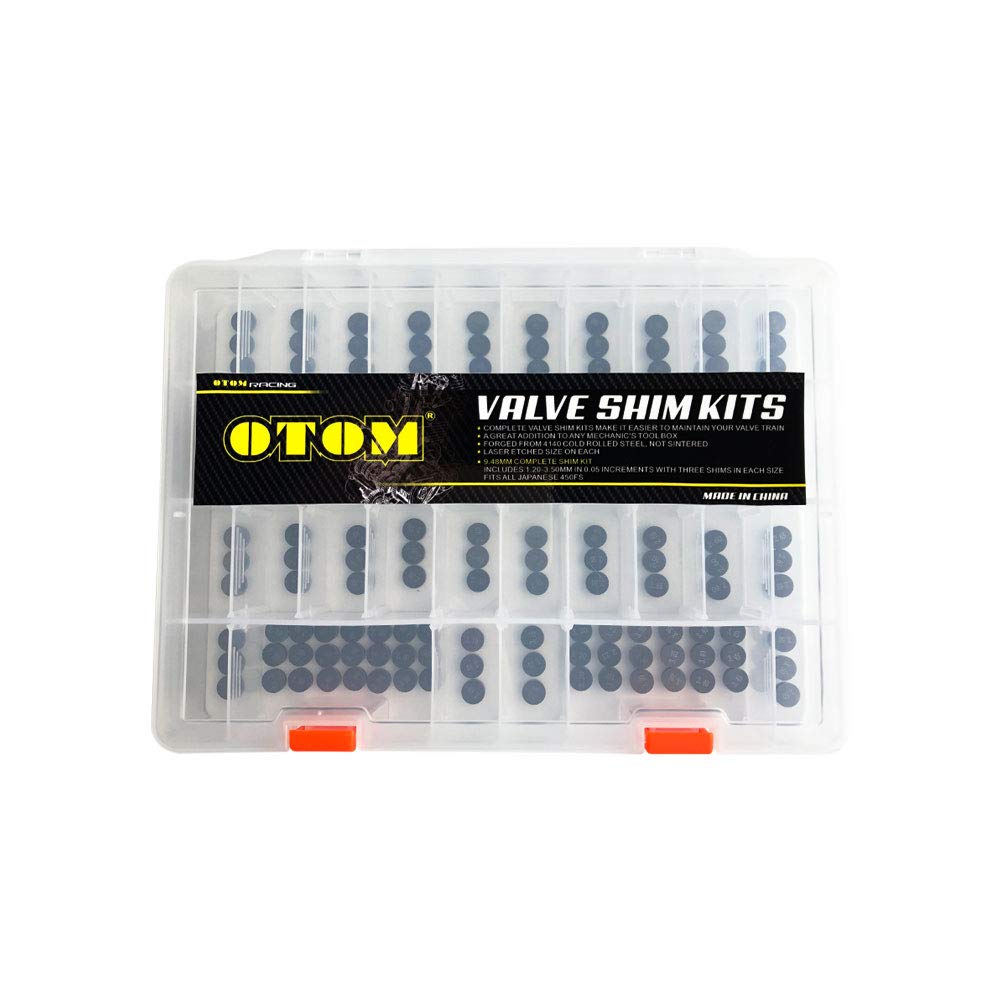 PROOTOM OTOM D7 shim kit box for quick engine tuning.