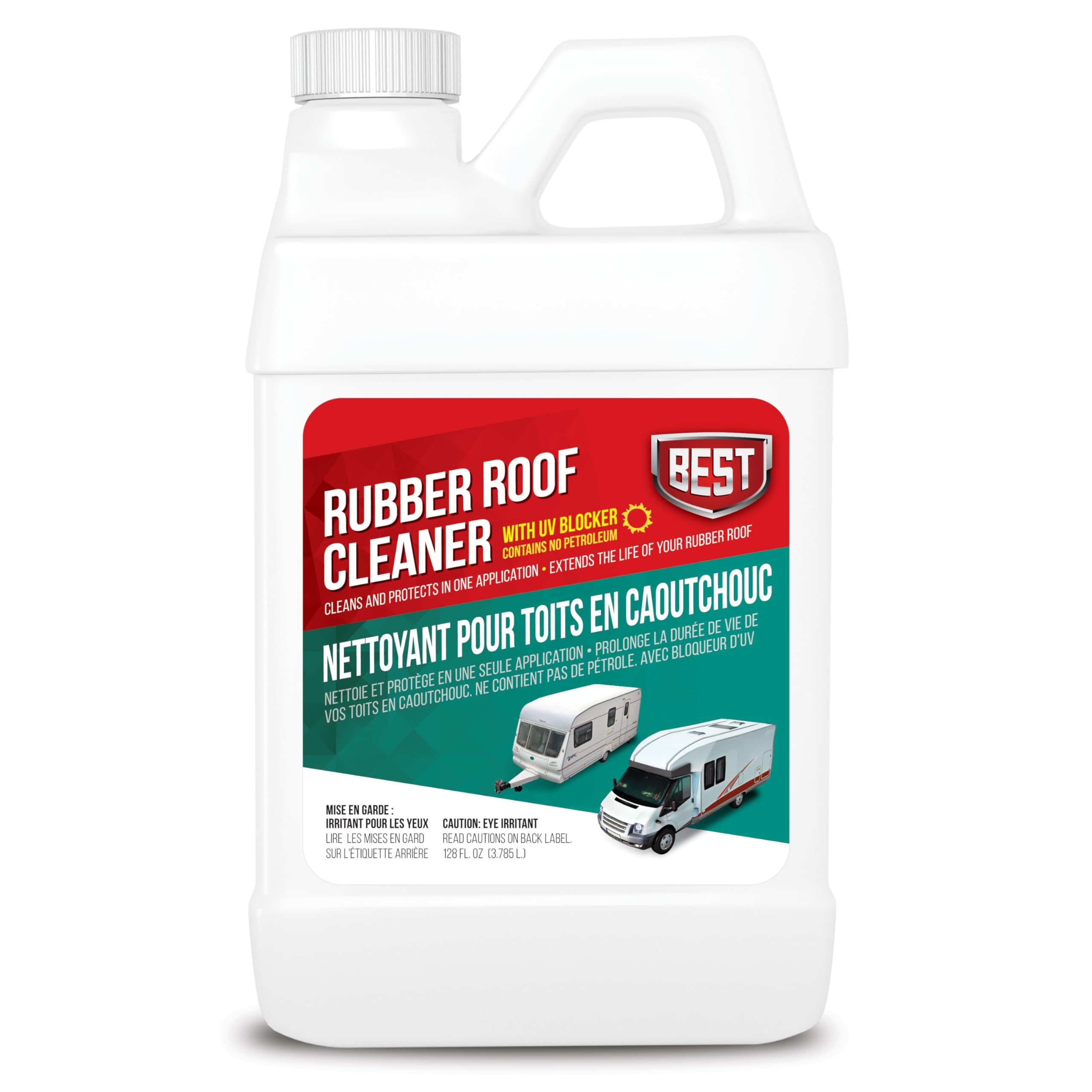 Propack Rubber Roof Cleaner/Protectant safely cleans and preserves rubber roofs for lasting upkeep.