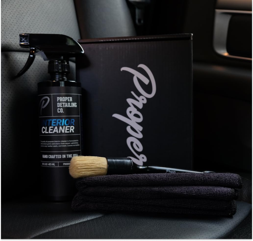 PROPER DETAILING CO all-in-one kit handling complete interior refresh