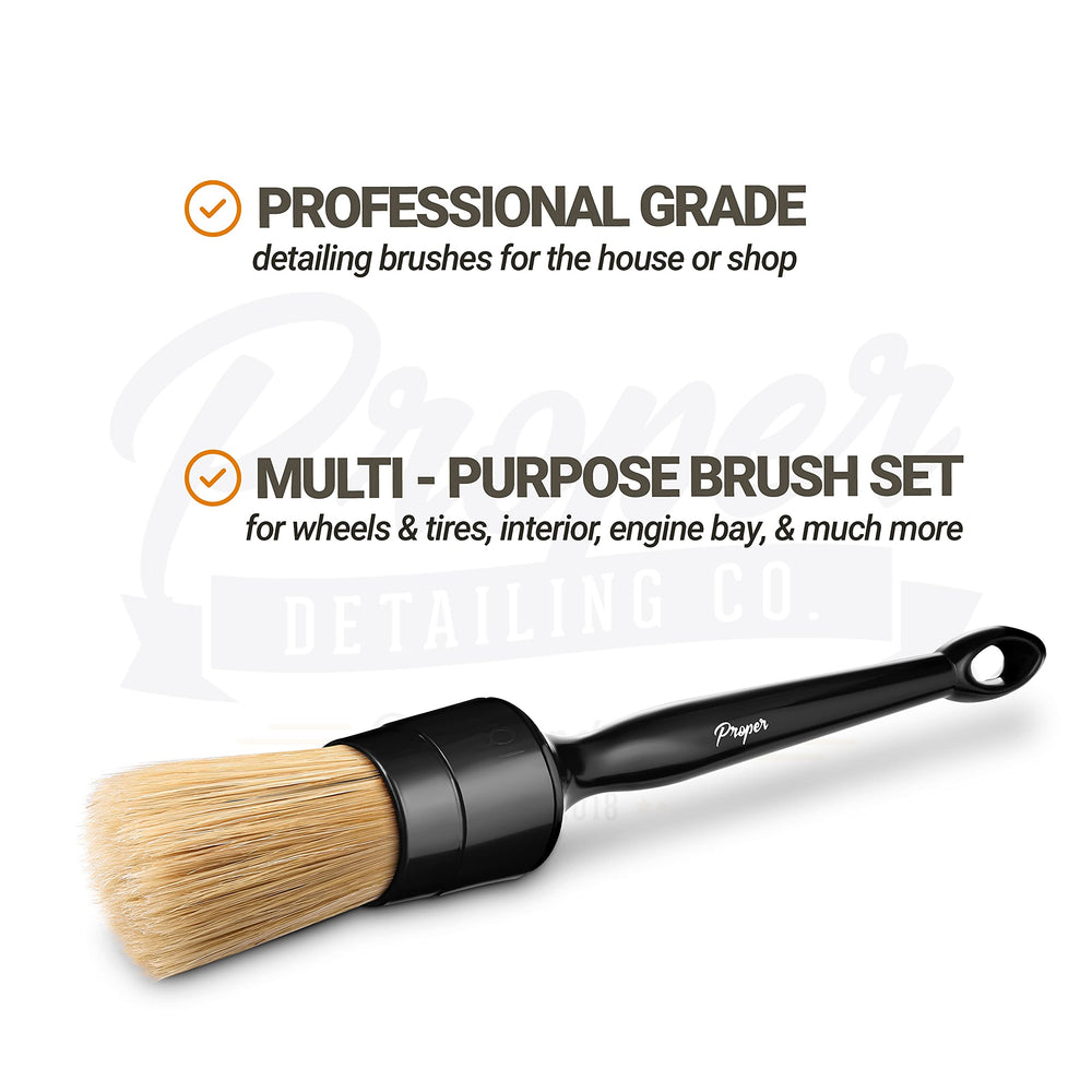 PROPER DETAILING CO. interior vent brush reaches tight spaces